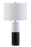 Hamilton Interiors Lighting Eben Black and White Marble Table Lamp House of Isabella UK