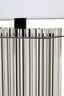 Hamilton Interiors Lighting Elana Clear Glass Table Lamp With Matte Black Base House of Isabella UK