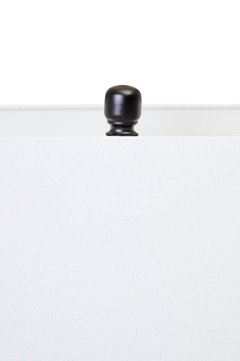 Hamilton Interiors Lighting Elana Clear Glass Table Lamp With Matte Black Base House of Isabella UK