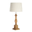 Hamilton Interiors Lighting Emely Candle Table Lamp with Wooden Square Base House of Isabella UK