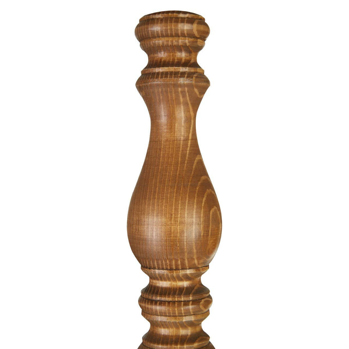 Hamilton Interiors Lighting Emely Candle Table Lamp with Wooden Square Base House of Isabella UK