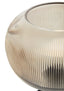 Hamilton Interiors Lighting Enola Large Ribbed Smoked Glass Table Lamp House of Isabella UK
