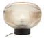 Hamilton Interiors Lighting Enola Large Ribbed Smoked Glass Table Lamp House of Isabella UK