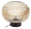 Hamilton Interiors Lighting Enola Large Ribbed Smoked Glass Table Lamp House of Isabella UK