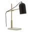 Hamilton Interiors Lighting Equipose Black and Gold Desk Lamp with Marble Base House of Isabella UK