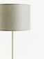 Hamilton Interiors Lighting Forma Chrome Floor Lamp with Cream Shade House of Isabella UK