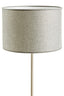 Hamilton Interiors Lighting Forma Chrome Floor Lamp with Cream Shade House of Isabella UK