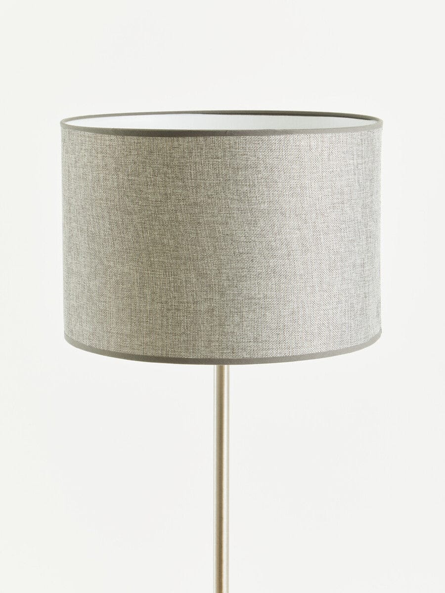 Hamilton Interiors Lighting Forma Chrome Floor Lamp with Cream Shade House of Isabella UK