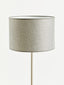 Hamilton Interiors Lighting Forma Chrome Floor Lamp with Cream Shade House of Isabella UK