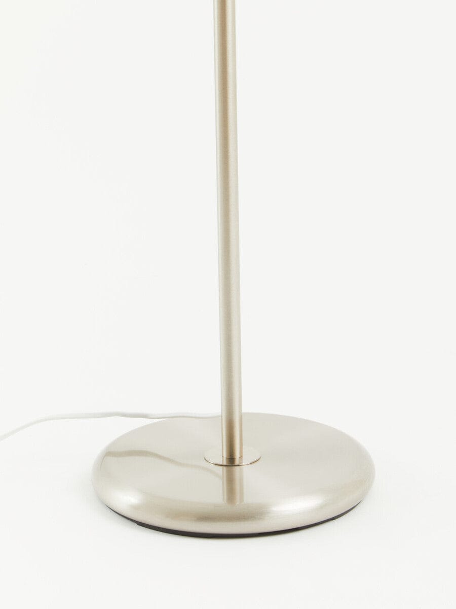 Hamilton Interiors Lighting Forma Chrome Floor Lamp with Cream Shade House of Isabella UK