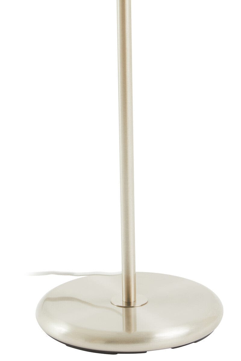 Hamilton Interiors Lighting Forma Chrome Floor Lamp with Cream Shade House of Isabella UK
