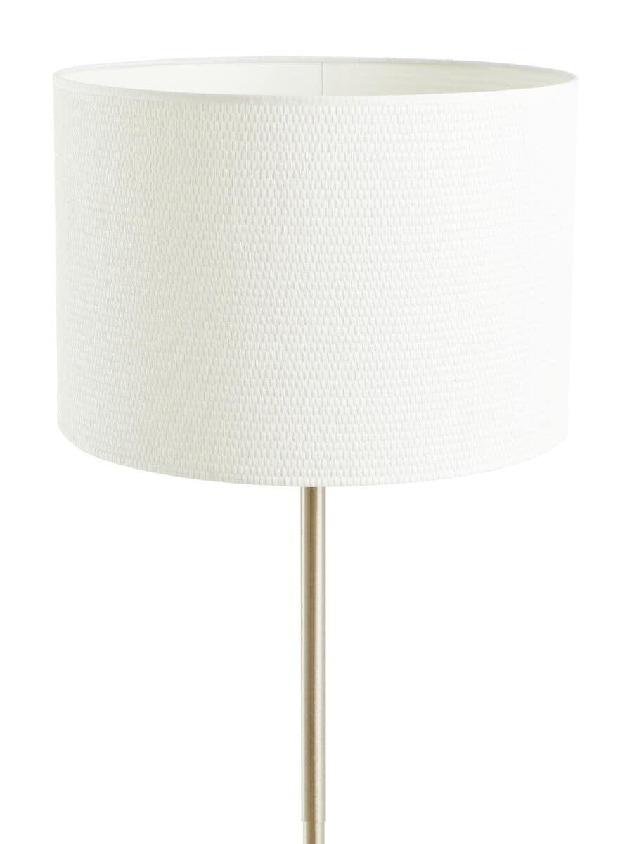 Hamilton Interiors Lighting Forma Cream Waffle Effect Shade Floor Lamp House of Isabella UK