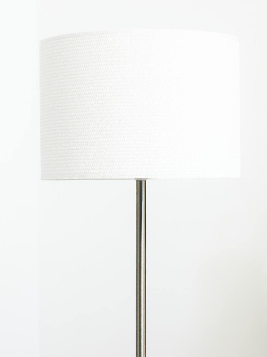 Hamilton Interiors Lighting Forma Cream Waffle Effect Shade Floor Lamp House of Isabella UK