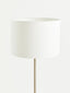 Hamilton Interiors Lighting Forma Cream Waffle Effect Shade Floor Lamp House of Isabella UK