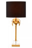 Hamilton Interiors Lighting Herta Gold Finish Palm Tree Design Table Lamp House of Isabella UK