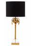 Hamilton Interiors Lighting Herta Gold Finish Palm Tree Design Table Lamp House of Isabella UK