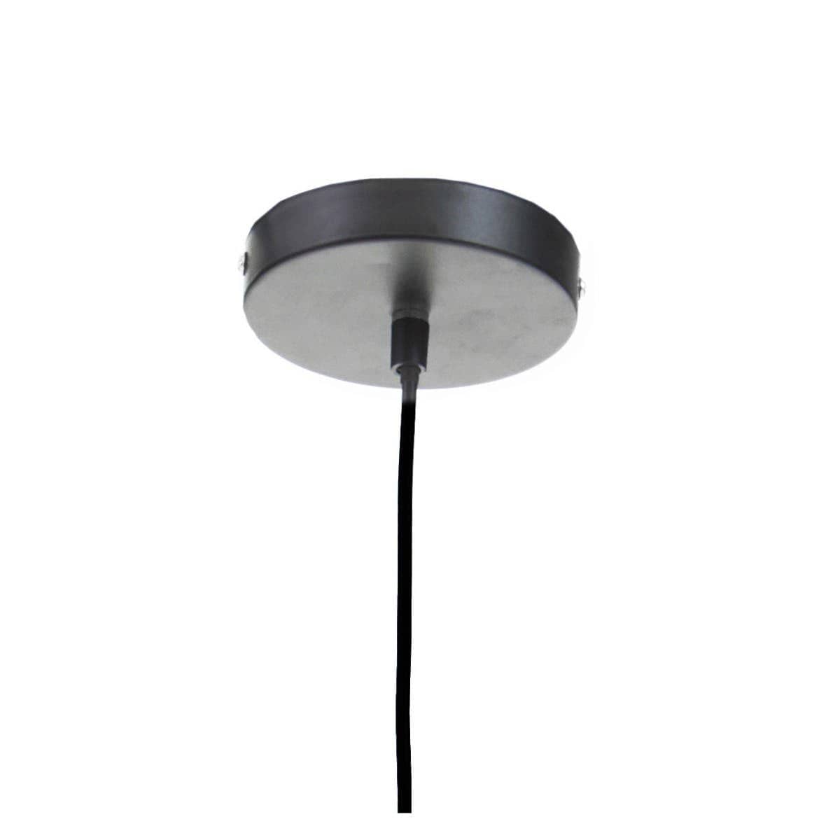 Hamilton Interiors Lighting Jaya Black Rattan Overlapping Pendant Light House of Isabella UK