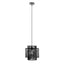 Hamilton Interiors Lighting Jaya Black Rattan Overlapping Pendant Light House of Isabella UK