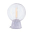 Hamilton Interiors Lighting Lamonte Grey Marble Base EU Plug Globe Lamp House of Isabella UK