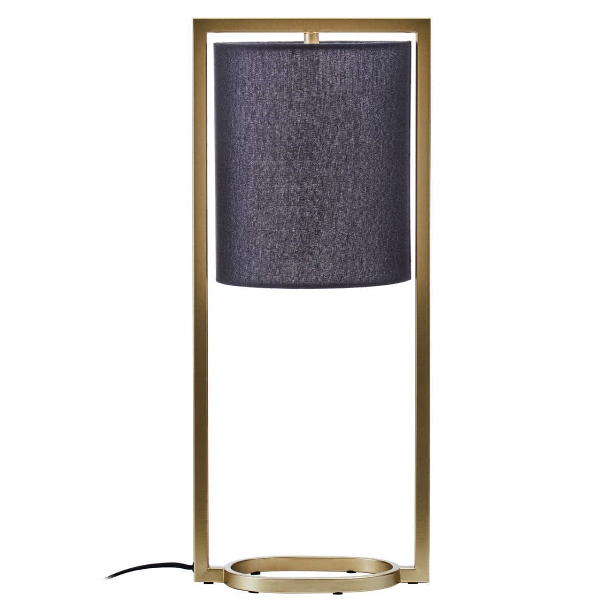 Hamilton Interiors Lighting Lara Black Shade With Gold Finish Metal Frame Table Lamp House of Isabella UK