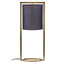 Hamilton Interiors Lighting Lara Black Shade With Gold Finish Metal Frame Table Lamp House of Isabella UK