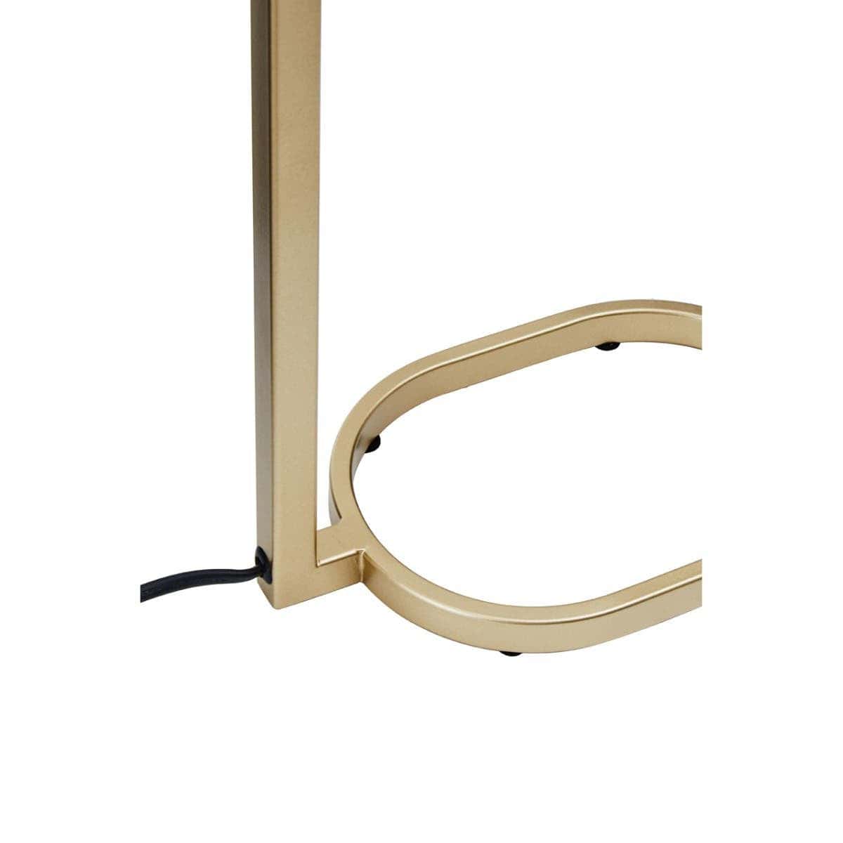 Hamilton Interiors Lighting Lara Black Shade With Gold Finish Metal Frame Table Lamp House of Isabella UK