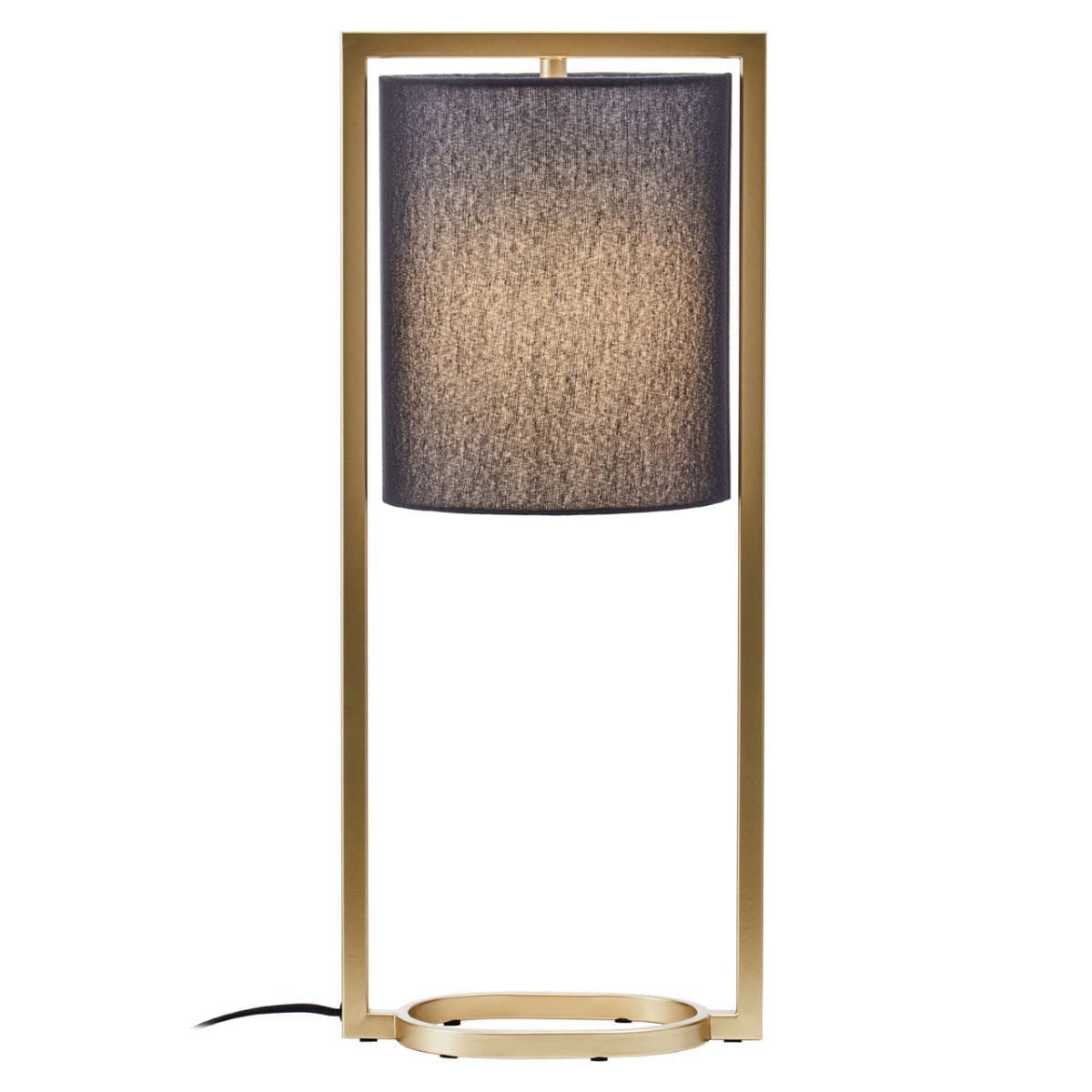 Hamilton Interiors Lighting Lara Black Shade With Gold Finish Metal Frame Table Lamp House of Isabella UK