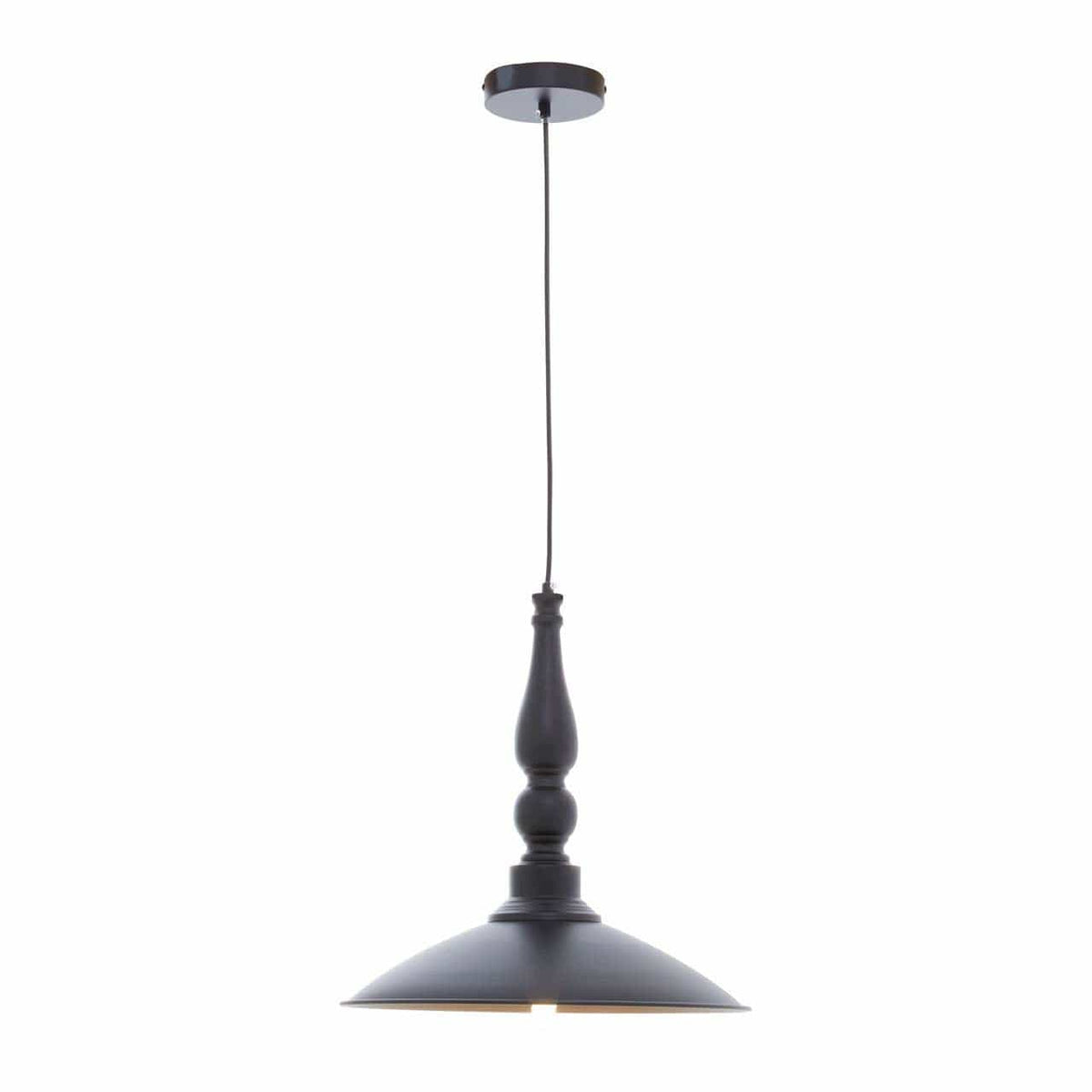 Hamilton Interiors Lighting Large Leni Black And Gold Pendant Light House of Isabella UK