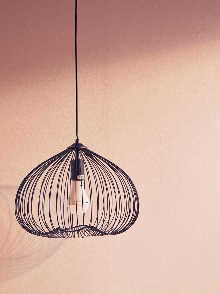Hamilton Interiors Lighting Lavis Black Finish Pendant Light House of Isabella UK