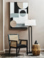 Hamilton Interiors Lighting Leora Black and White Floor Lamp House of Isabella UK