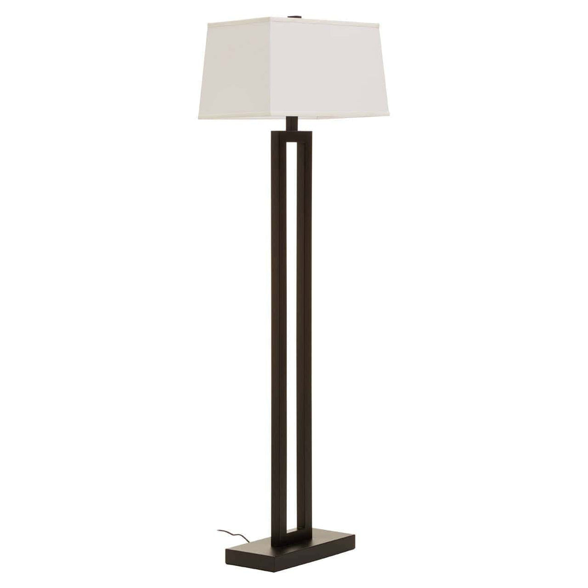 Hamilton Interiors Lighting Leora Black and White Floor Lamp House of Isabella UK