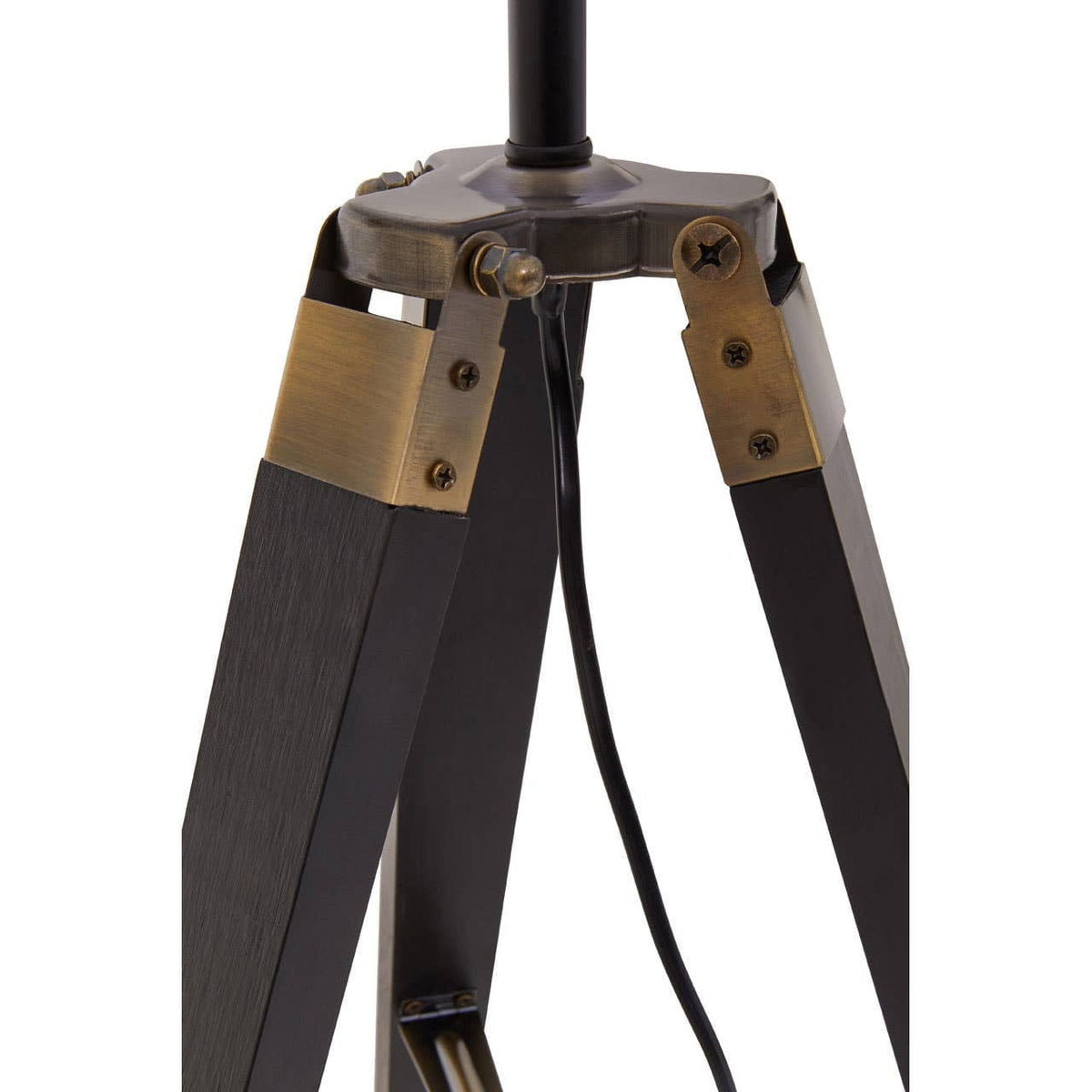 Hamilton Interiors Lighting Malvern Tripod Table Lamp With Black Base House of Isabella UK