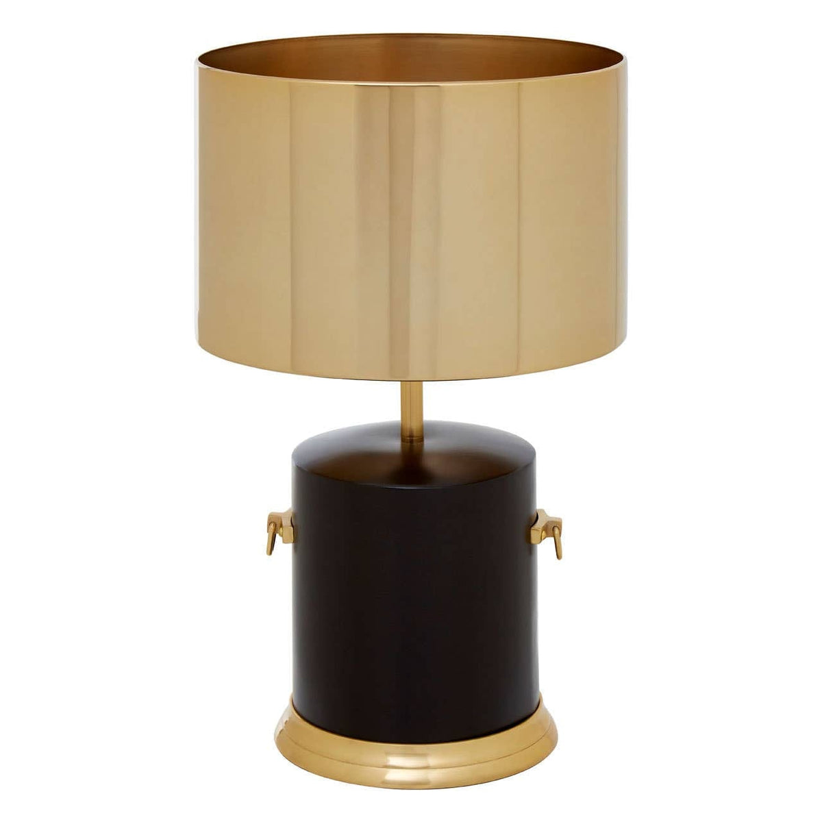 Hamilton Interiors Lighting Melvin Drum Shade Table Lamp House of Isabella UK