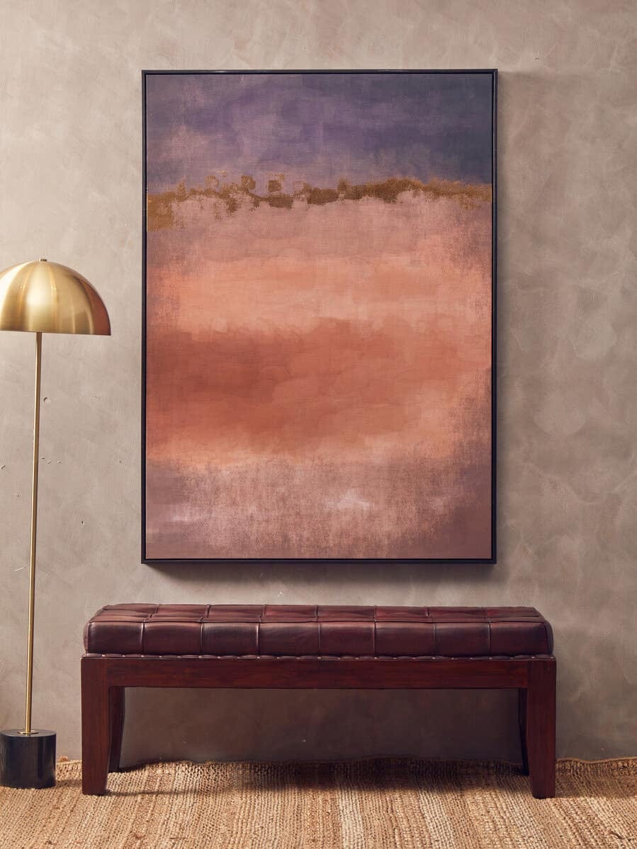 Hamilton Interiors Lighting Murdoch Floor Lamp in Brushed Brass and Marble Base House of Isabella UK
