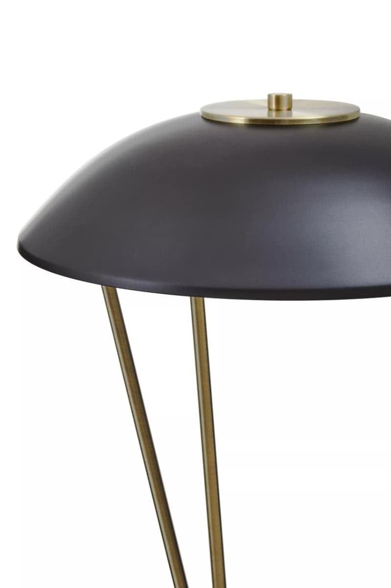 Hamilton Interiors Lighting Newton Black Metal Shade Table Lamp House of Isabella UK