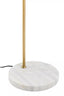 Hamilton Interiors Lighting Newton White Marble and Gold Floor Lamp House of Isabella UK