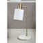 Hamilton Interiors Lighting Newton White Shade Desk Lamp House of Isabella UK