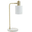 Hamilton Interiors Lighting Newton White Shade Desk Lamp House of Isabella UK