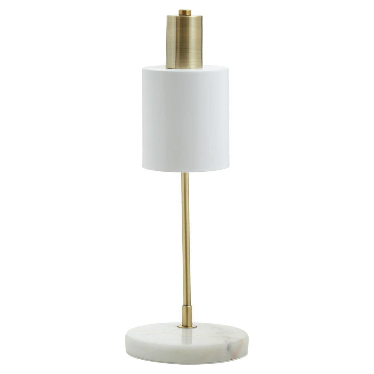 Hamilton Interiors Lighting Newton White Shade Desk Lamp House of Isabella UK