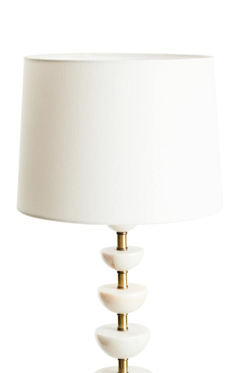 Hamilton Interiors Lighting Ocala White Table Lamp House of Isabella UK