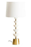 Hamilton Interiors Lighting Ocala White Table Lamp House of Isabella UK