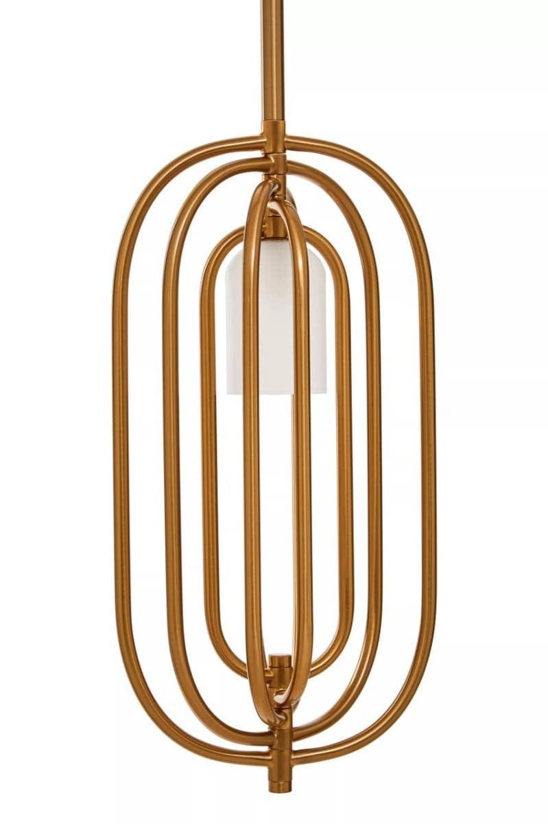 Hamilton Interiors Lighting Orbo Frosted Glass Pendant Light House of Isabella UK