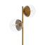 Hamilton Interiors Lighting Revive Two Light Gold Finish Floor Lamp House of Isabella UK