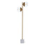 Hamilton Interiors Lighting Revive Two Light Gold Finish Floor Lamp House of Isabella UK