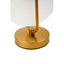 Hamilton Interiors Lighting Waldorf White Marble And Gold Finish Table Lamp House of Isabella UK