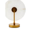 Hamilton Interiors Lighting Waldorf White Marble And Gold Finish Table Lamp House of Isabella UK