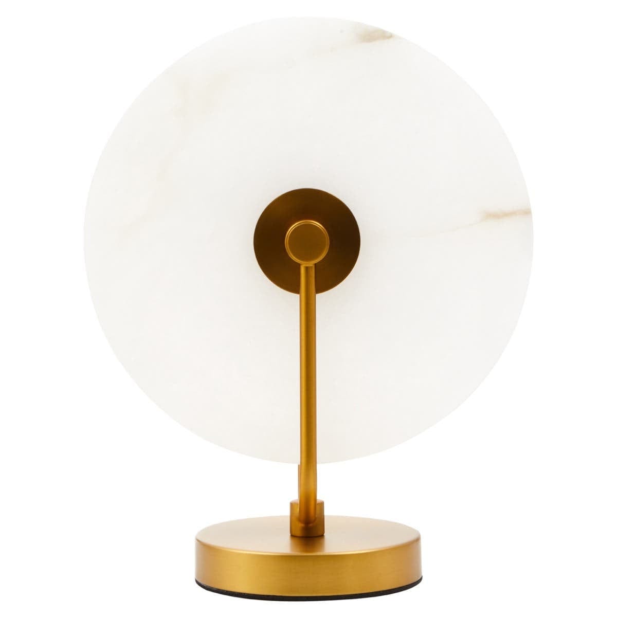 Hamilton Interiors Lighting Waldorf White Marble And Gold Finish Table Lamp House of Isabella UK