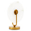 Hamilton Interiors Lighting Waldorf White Marble And Gold Finish Table Lamp House of Isabella UK