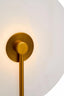 Hamilton Interiors Lighting Waldorf White Marble Wall Light with Gold Accent House of Isabella UK