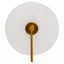 Hamilton Interiors Lighting Waldorf White Marble Wall Light with Gold Accent House of Isabella UK